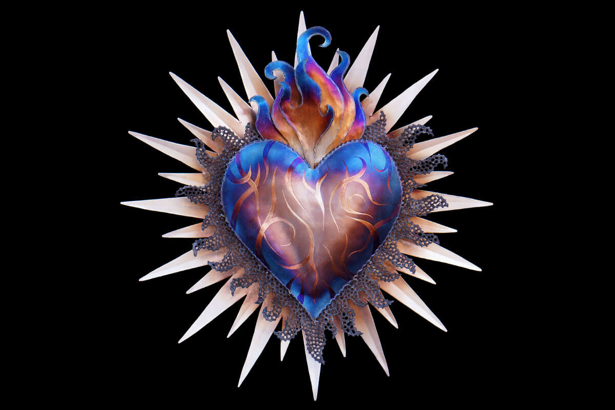 Metal Sculpture: Sacred Heart